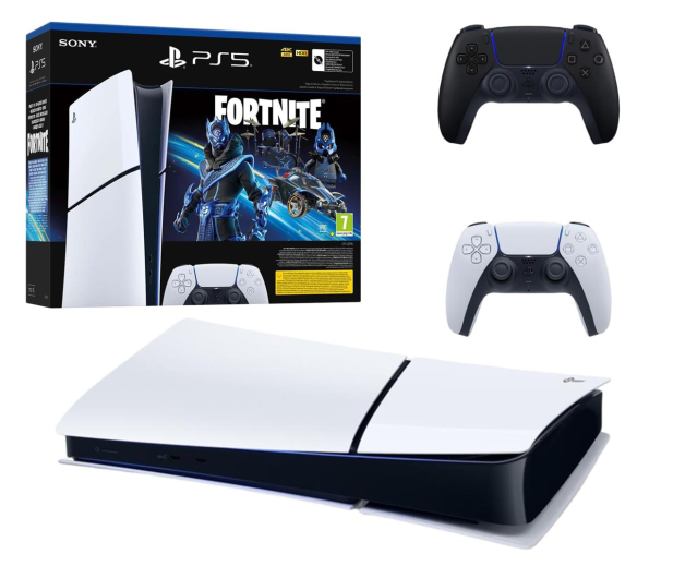 Sony PlayStation 5 Slim Digital (Fortnite ) + pad Midnight Black - 1298481 - zdjęcie